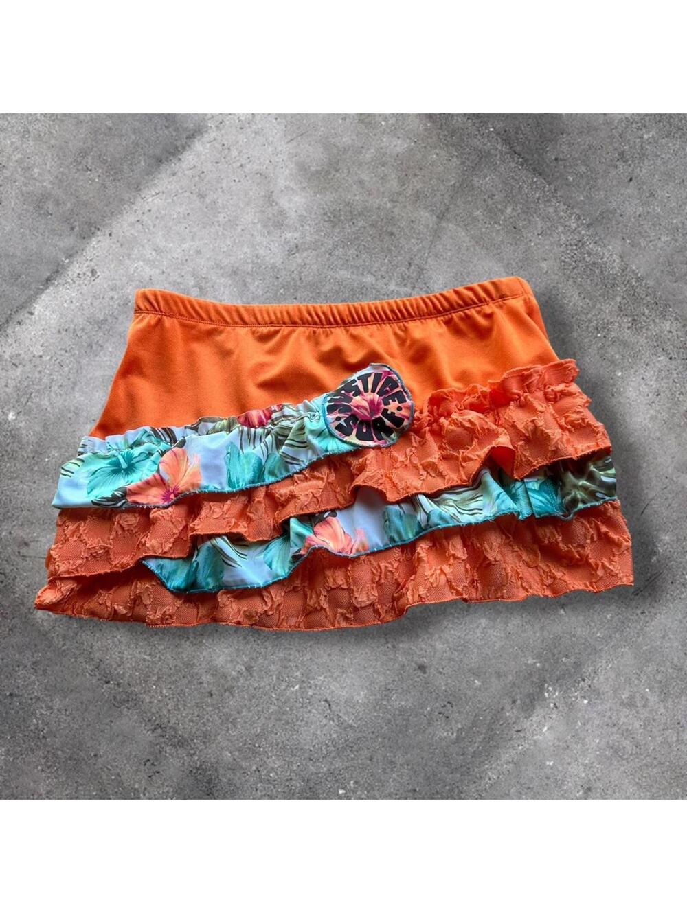1 of 1 Tropical Ruffle Swim Skirt size Small